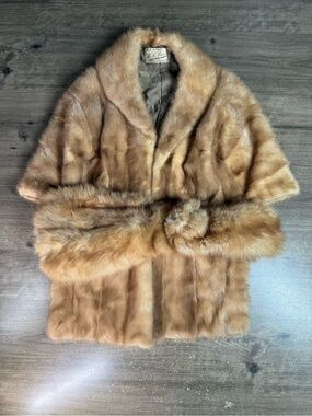 Vintage H.H. Brix Fine Furs Mink Jacket Coat XS-S